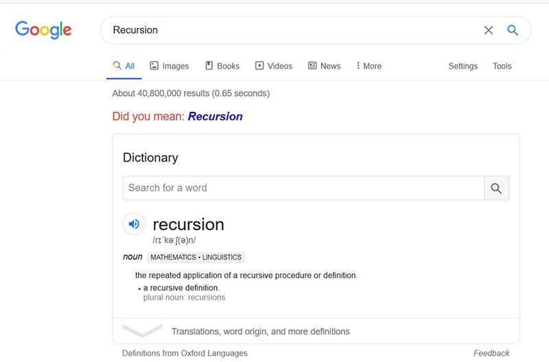 Recursion